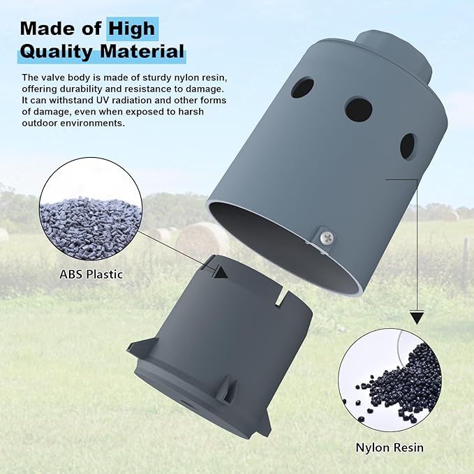 Water Tank Float Valve, One-inch Valve,Used to Control Water Level, Sturdy Nylon Resin Sink Float Valve, Used in Water Storage Tanks, Livestock Sinks, Fish Ponds, Etc.