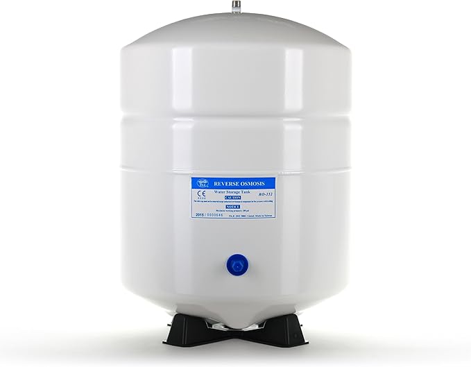 Hydronix RO-152-W14 Reverse Osmosis 6 Gallon (5.5 Draw-Down) Water Tank - White, 1/4" Port
