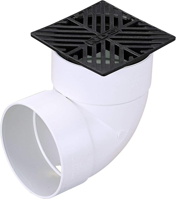 NDS 5" Square Grate, Black (Pack of 2)