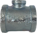 BMI 3/4" x 1/2" x 3/4" NPT Galvanized Reducing Tee, 150# Pressure, UL/FM Certified, Malleable Iron Fitting, ASTM A197, ASME B16.3, Threaded Pipe Fitting for Plumbing