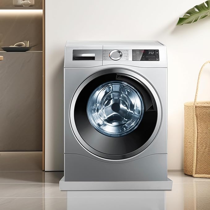 28" x 30" x 2.5" Washing Machine Drain Pan, Heavy Duty 304 Stainless Steel, Protects Floors from Leaks, Compact Washer Drip Tray with Drain Hole, for Dishwashers Refrigerators Water Heaters