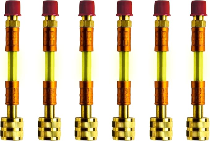 Leak Saver Direct Inject Small System with UV Dye - Refrigerant Leak Sealer - Detects Large Leaks - Ideal for Most Small Home Appliances and HVAC Systems up to 1 Ton - Proudly Made in The USA