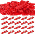 Tile Leveling System 1/8" 200pcs Tile Spacers Clips With 100pcs Reusable Wedges Tile Tools Set for Professional Ceramic Stone Installation (1/8" Spacer Clips+ Wedges)