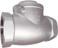 4" Stainless Steel Check Valve, NPT Threaded Horizontal Check Valve Check valve to prevent backflow, check valve for water, oil and air, also available with compressor DN100