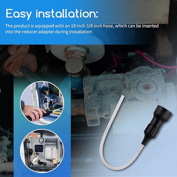 005A Drain Adapter Compatible with Water Heater Tank, Fits For 1-1/4in & 1-7/8in OD Hose (1-1/4in & 1-7/8in OD Hose)