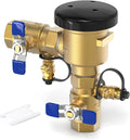 TAISHER 1" Heavy-Duty Brass Pressure Vacuum Breaker - 400 PSI Max Backflow Prevention Valve for 720A Irrigation Systems & Commercial Water Supply, Anti-Siphon Protection