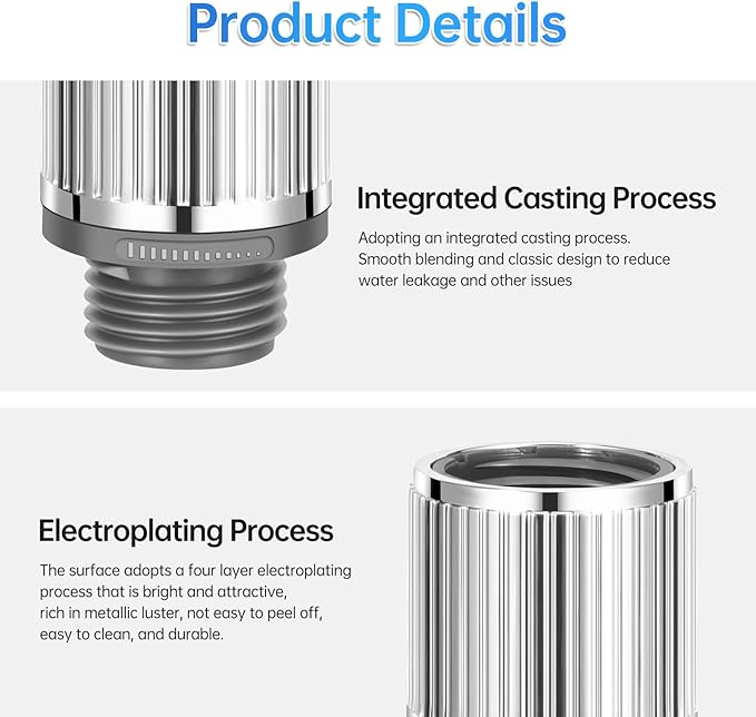 Shower Flow Control Valve: Shower Head Shut Off Valve, Water Flow Regulator, MAYYAYA Flow Control Valves, for Handheld Shower Head or Bidet Sprayer- Handle Lever (Chrome-Screw)