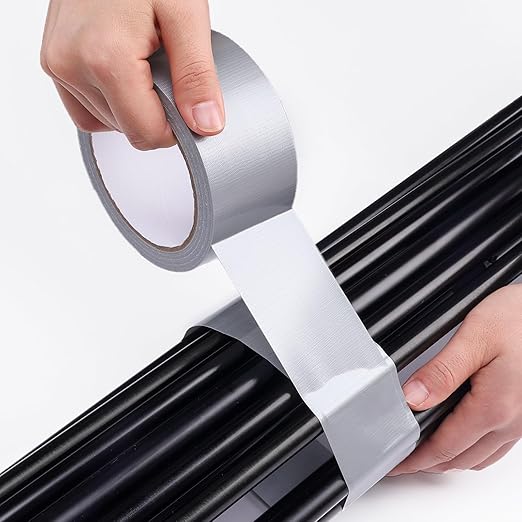 3 Pack Duct Tape, 9 Mil Thickness 1.88" x 30 Yards Duct Tape Heavy Duty, Strong Adhesive Silver Waterproof Tape for Indoor Outdoor Repairs Tear by Hand