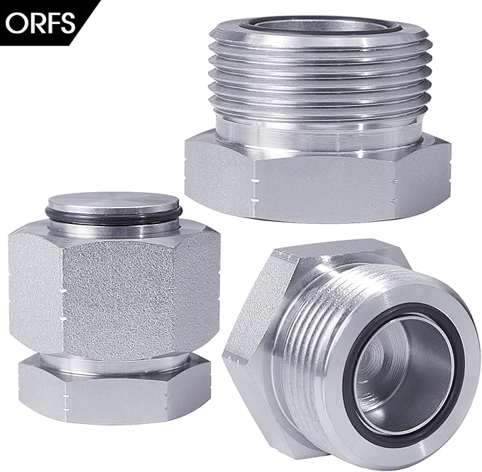 OKBA ORFS & JIC Caps and Plugs Kit,160PCS Hydraulic JIC Plugs and Caps Kit Set Dash Sizes 04 06 08 10 12 16