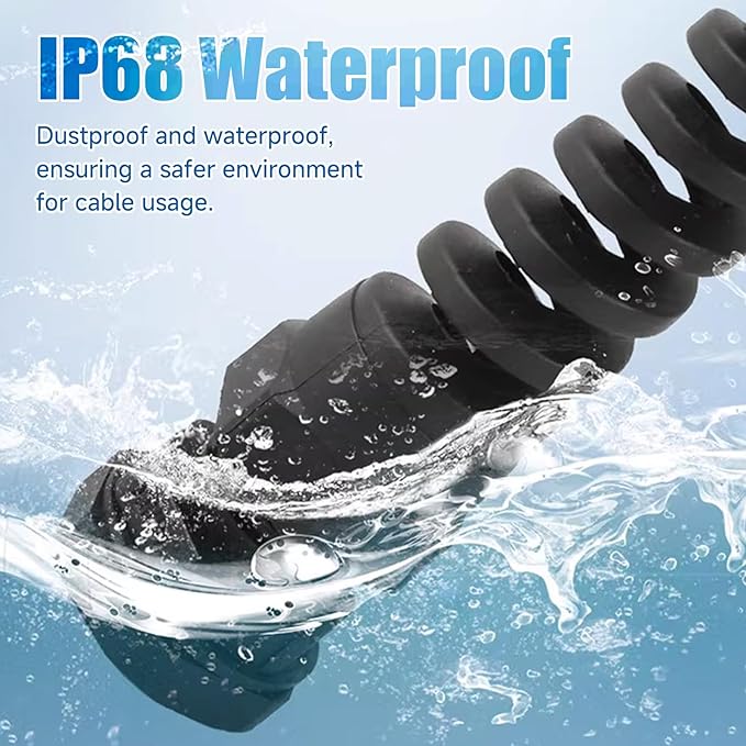 Cable Glands PG7 Nylon Cable Gland Waterproof joints with Strain Relief for 3mm-6.5mm Dia Wire, 10Pcs Suitable for Various Electrical