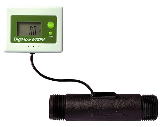 Savant Flow Totalizer and Flow Rate Meter 1" NPT for Water Filter