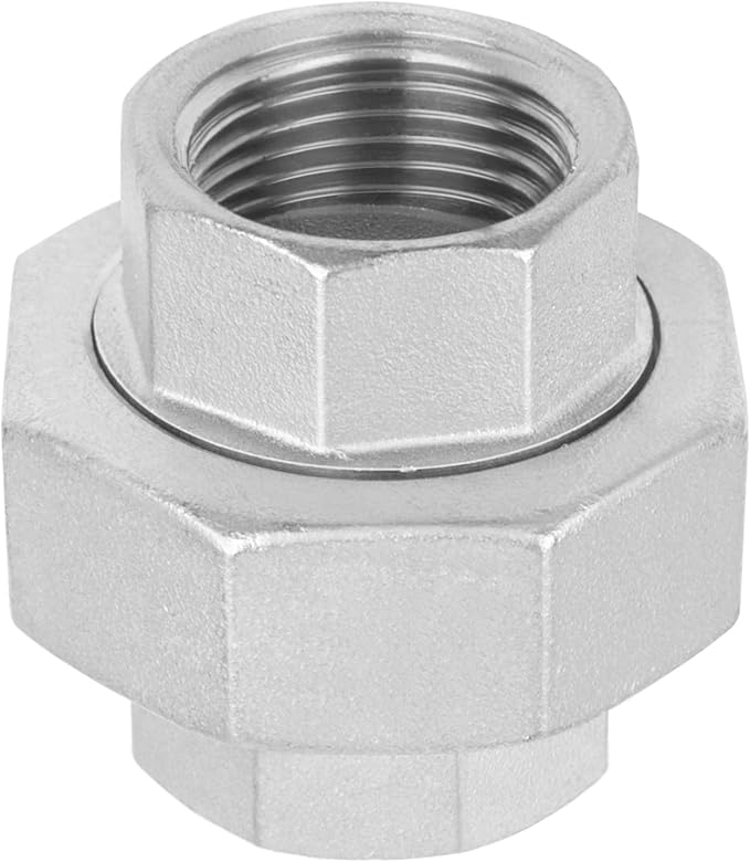 Avanty Stainless Steel 304 Cast Pipe Fitting, Union, 3/4" NPT Female
