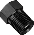 EVIL ENERGY 1/8" NPT Plug Male Hex Head Fitting Adapter Aluminum Black
