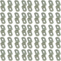 120 Pcs Stainless Steel Fixed Clips - Corner Brackets & Connectors for Photo Frames, Mirrors & Cabinets