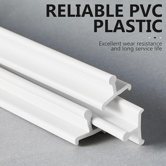 2 Pcs Sliding Screen Door Replacement Track 72 Inch Vinyl Bottom Track Sliding Door Screen Replacement Rail