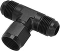 EVIL ENERGY 10AN Male Tee Fitting Adaptor with AN10 Female Swivel on Side Black