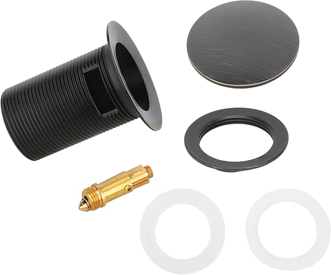 Freestanding Bathtub Drain Pop-up Stopper, Suitable for Most Bathtubs, Compatible With Drain Rough-in Kit (Oil Rubbed Bronze)