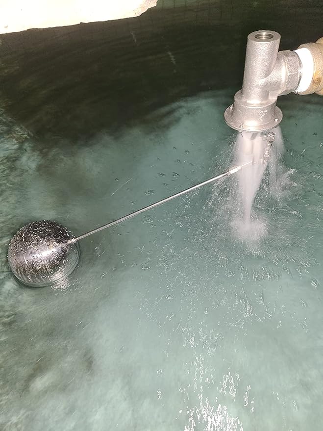 304 Stainless Steel Balanced Float Ball Valve, Tank Mount, 100 Psi (2"(50))