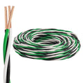 12 AWG THHN Wire 15FT 3-Color Set (Black/White/Green) – Stranded Copper, Pre-Twisted Conductors, THHN/THWN-2 Rated, 600V, Nylon Jacket for Conduit, Residential & Commercial Wiring