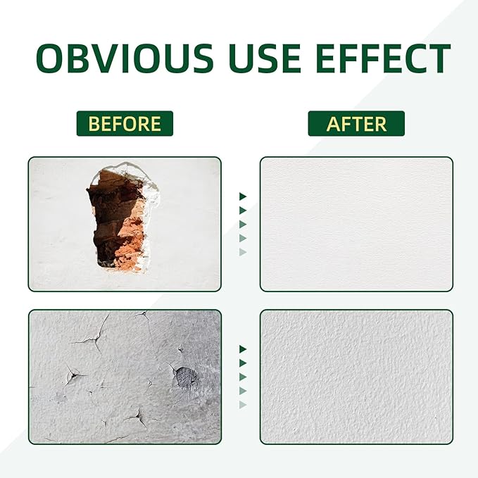 750g Wall Putty Hole Repair, Safe Wall Mending Agent, Drywall Repair Kit with Nozzle,Spackle for Drywall Paste, Easy to Fill Holes for Aluminum Metal Plaster Sheetrock Ceiling