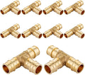 (10-Pack) Seelink 3/4" x 3/4" x 3/4" PEX-A Tee Expansion Fittings, for PEX Tubing Pipe Hose Fittings, ASTM F1960(PEX1960043)