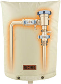 Backflow Preventer Cover (5°F) Heavy-Duty 5-Layer Insulated Enclosure, Freeze & All-Weather Protection for Outdoor Pipe, Irrigation Sprinkler Valve, Well Water Pump & PVB, 22" Wx16 H Beige