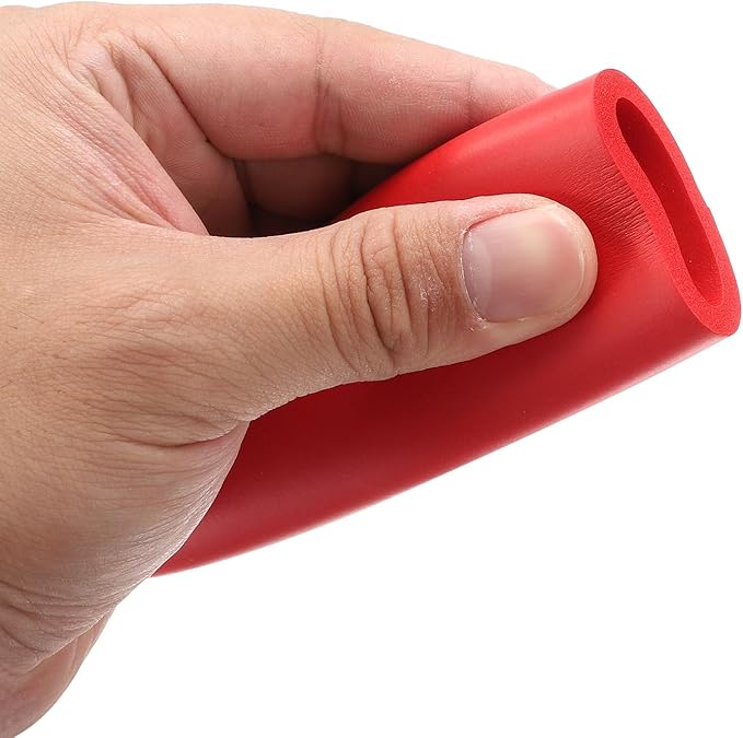 uxcell Foam Tubing for Handle Grip Support, Pipe Insulation Outside Pipe Lagging, 25mm(1") ID 34mm(1 5/16") OD 1m Red