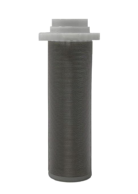 Bluonics Reusable Spin-Down Sediment Pre-Filter for Whole House City & Well Water, 40 Micron, Includes 1" and 3/4" NPT Adapters