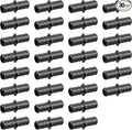 VINTEX 1/2 Inch Polyphenylene Sulfide (PPSU) Pex Pipe Fitting Set, Including 30 Pex Straight Coupling.Suitable For Plumbing Systems.No Lead Material,1/2" Straight Pex Fitting,30 Pcs