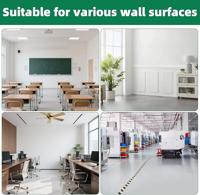 Premium Aluminum Wall Repair Patch Kit, 18 Pieces Self-Adhesive Mesh Repair Patches for Drywall, Multiple Sizes 8/6/4/2 Inch, Meet Your Needs for Repairing Damaged Walls or Ceilings