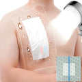 12"x12" Waterproof Shower Cover Incision Bandages for Large Wound with No Glue On The Center Adhesive Transparent Shower Protector Post Surgical Water Barrier Guard Pack of 7