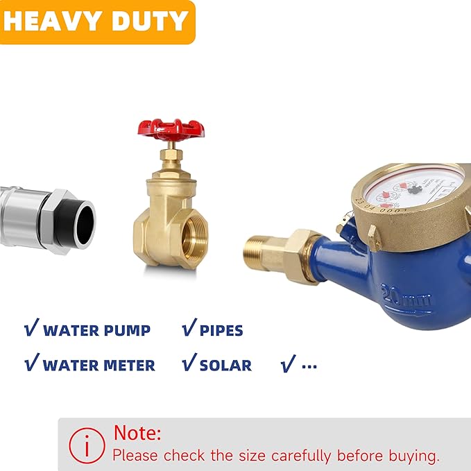 3" NPT Brass Gate Valve, Heavy Duty Female x Female Thread Manual Rotary Sluice Valve with Wheel Handle for Water, Oil, Gas, Industrial Plumbing, and HVAC Systems (3", DN80)