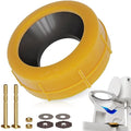 NEEXAN Extra-Thick Toilet Wax Ring Replacement Kit with Installation Hardware –Leak-Proof Wax Ring for Toilet Compatible with 3" and 4" Drain Pipes