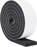 Yotache Open Cell Air Conditioning Weatherstrip Insulation Foam 2" x1/2", Self Adhesive Flame Retardant Seal Strip, 6.5 Feet Long