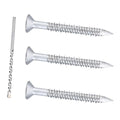 1/4 x 2-1/4" 410 Stainless Steel Flat Head Tapcon Concrete Screw Anchor, for Anchoring to Masonry, Block or Brick (50Pcs)