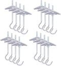 64Pcs M6×70 Heavy Duty Carbon Steel Ceiling Hooks Spring Toggle Wing Bolts Wall Fixing Ceiling Hooks Pothook Wall Fixing Anchors Ceiling for Hanging Plants