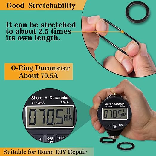 1020 Pcs O Ring Kit 20 Size Nitrile Rubber O Ring Assortment Set for Car Auto Vehicle Repair Faucet Plumbing Air or Gas Sealing Connections Resist Oil and Heat