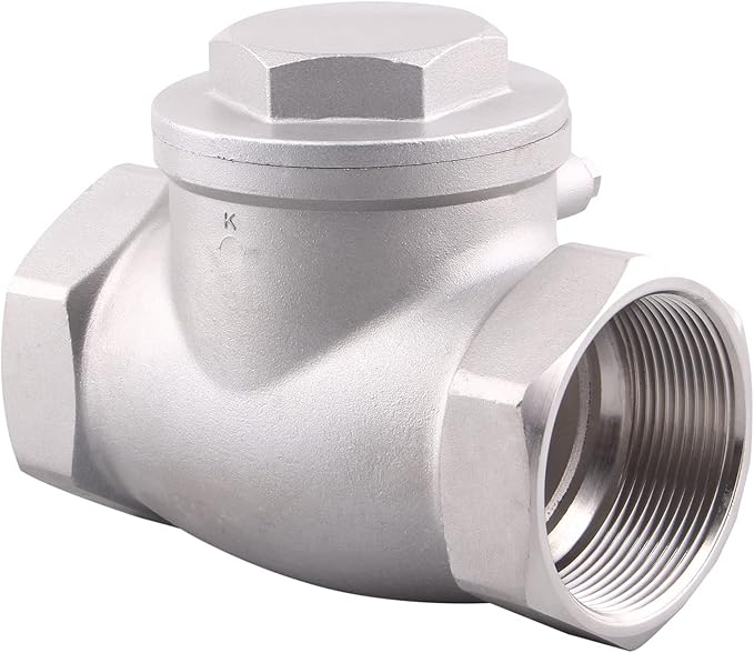 2 Inch Swing Check Valve - WOG 200 PSI Stainless Steel SS304 CF8M NPT