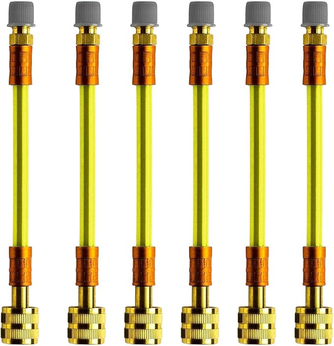 Leak Saver Direct Inject UV - Refrigerant Leak Sealer with Added UV Dye to Detect Large Leaks - for AC, Refrigeration, and Automotive Systems Up to 5 Tons - Compatible with All Refrigerants - 6 Packs
