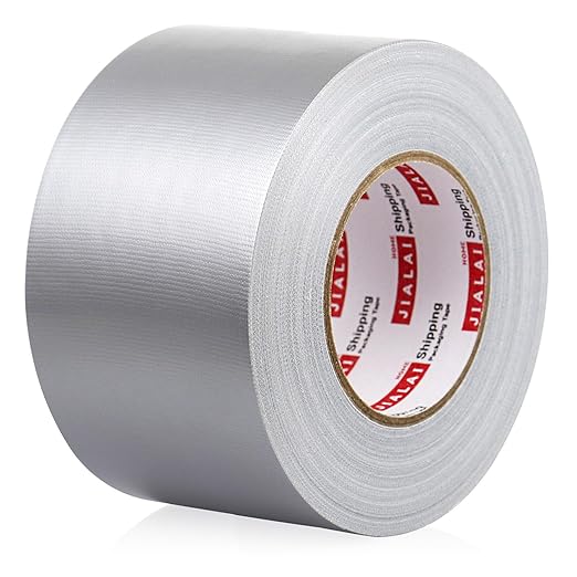 Wide Duct Tape 3 inch, Industrial Grade Silver (Gray) Tape 3 inches x 55 Yards (164 ft), 9 Mil Heavy-Duty, Waterproof, UV Resistant for Crafts & Home Improvement
