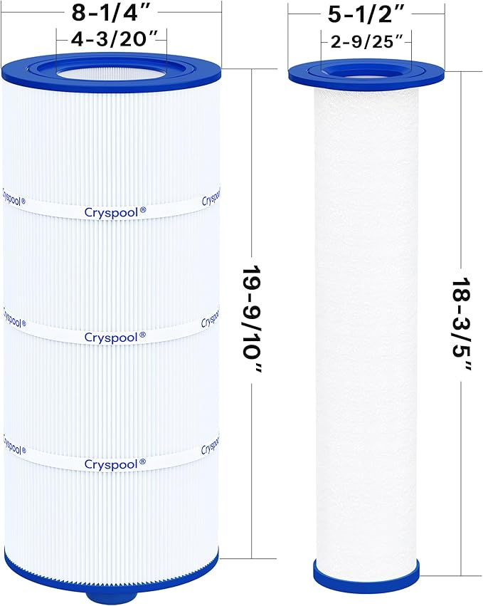 Cryspool® 6541-397 Spa Filter Compatible with Sundance 880(2009-2023), Ultra Set 6541-397(6473-164 & 6473-165), AK-80802, FC-2772 Hot Tub Filter, 1 Pack