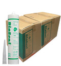 White BioSeal 100% Silicone Sealant Caulk Kitchen and Bath Grade, Waterproof and No Odor 10.1 Ounce Cartridge, 50 White Tubes / 2 Boxes