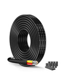 24 AWG 24/3 Gauge Electrical Wire - 26.25FT UL2464 Certified Oxygen-Free Stranded Tinned Copper Cable for Low Voltage LED Systems | 5V/12V/24V/300V DC Power Supply | Automotive Lighting