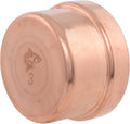 SharkBite 3 Inch End Cap, Copper Press Plumbing Fitting, UPR0479