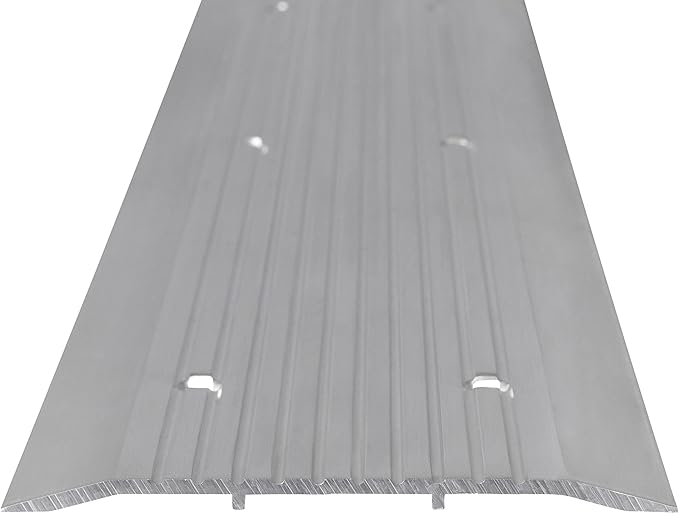 Door Threshold Aluminum Threshold Strip - Exterior Door Threshold for Doorways & Commercial Use - Aluminum Door Saddle - Aluminum 5" x 72" Inches.