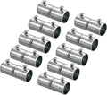 uxcell EMT Coupling, 20mm(13/16 inch) EMT Set Screw Coupling Conduit Fittings 58mm Length Electrical Conduit Pipe Connector 1mm Wall Thick, 10 Pack