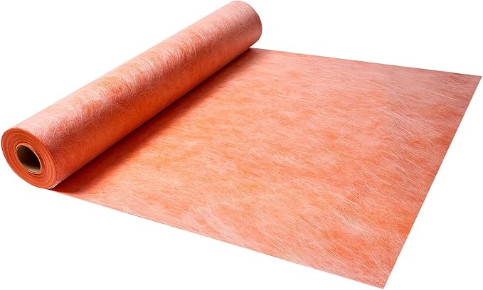 VEVOR Waterproof Membrane for Shower, 4 x 128 ft 504 sq.ft Waterproofing Tile Membrane, 20 mil Thickness Polyethylene Fabric Roll, Easy to Cut for Bathroom, Kitchen, Sauna, Walls, Underlayment