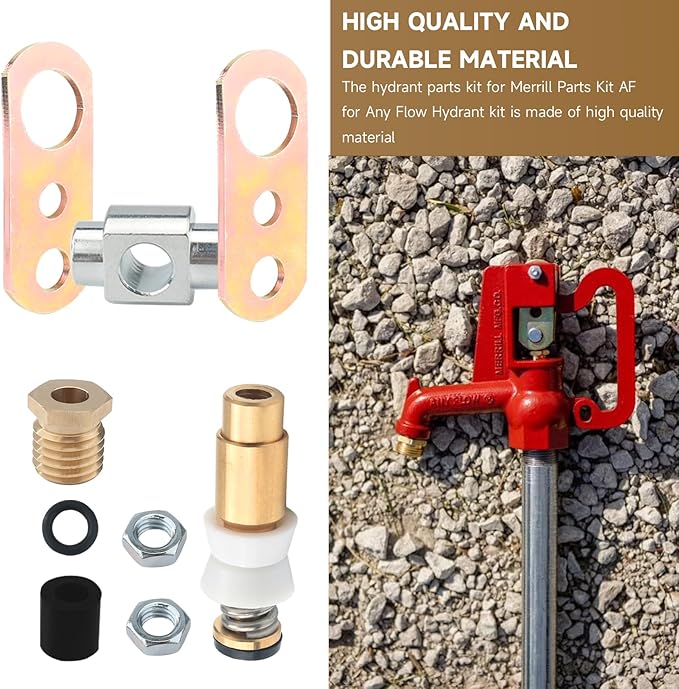 Hydrant Repair Kit for Merrill Pkaf Any Flow Hydrant, Hydrants Rebuild Kit Head Assembly Series Water Hydrant Faucet Repair Kit