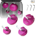 PVC Pipe Reamer Kit 4 PCS 1-1/2", 2", 3", 4" for SCH 40 CPVC & ABS Plastic Fittings – Fits 1/2" Drills with 3/8" Hex Shaft – Ideal for Exhaust, Drain & Water Pipe Cleaning, Durable & Heavyduty