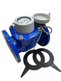 DAE WP-300n 3" Lead Free Woltmann Helix Water Meter, Pulse Output, Gallon